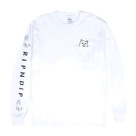 RIPNDIP リップンディップ ロンT ポケットTシャツ メンズ レディース