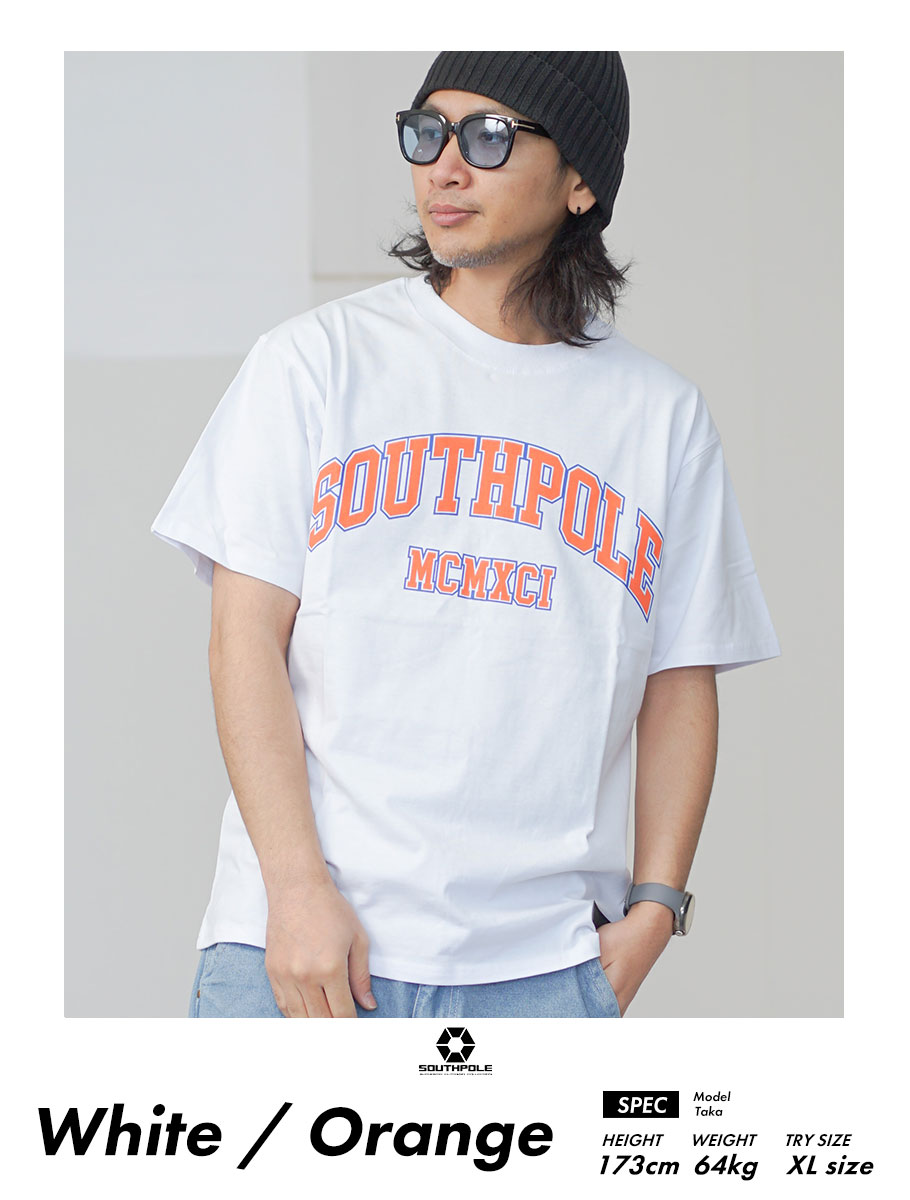 サウスポール SOUTHPOLE Tシャツ メンズ 半袖 カレッジロゴ ストリート ファッション USモデル 大きいサイズ L XL 2XL 3XL LL 3L 4L | SOUTH POLE | 02