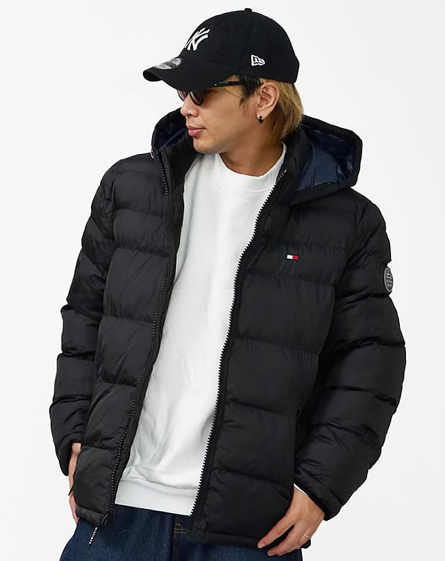 TOMMY HILFIGER トミーヒルフィガー 中綿ダウンジャケット メンズ レディース オーバー...