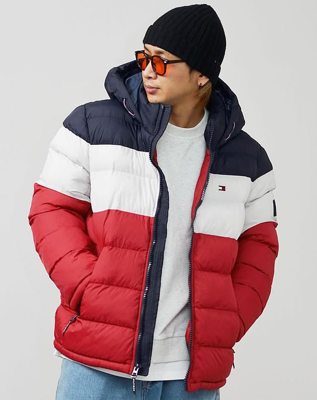 TOMMY HILFIGER トミーヒルフィガー 中綿ダウンジャケット メンズ 