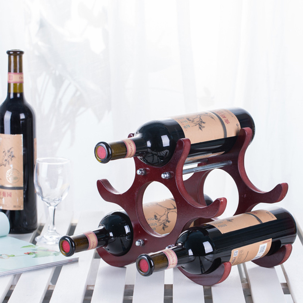 ワインホルダー ワインラック 竹製 ワインスタンド ワインボトルホルダー ワイン シャンパン ボトル 収納 安定 組み立てが簡単