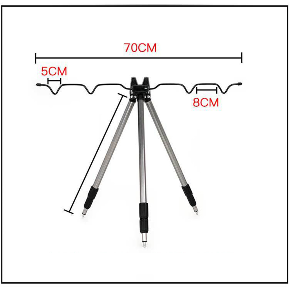 オルルド釣具】 投げ釣り アルミミニ三脚 ３段 軽量＆折りたためるコンパクト機能付 シルバー 丸脚 :a-kni1255:Deepark - 通販 -  Yahoo!ショッピング