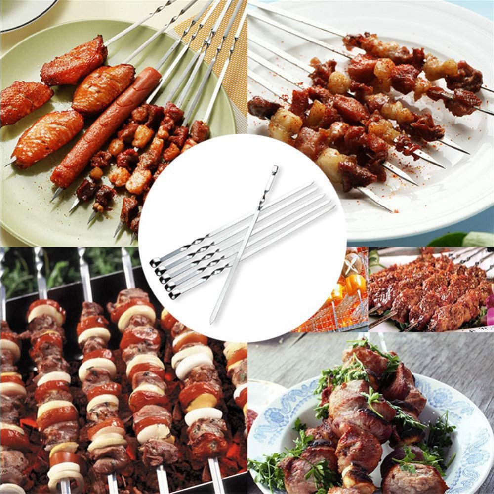 焼き串14本セット 42.5cm/35cm BBQフォーク 携帯便利