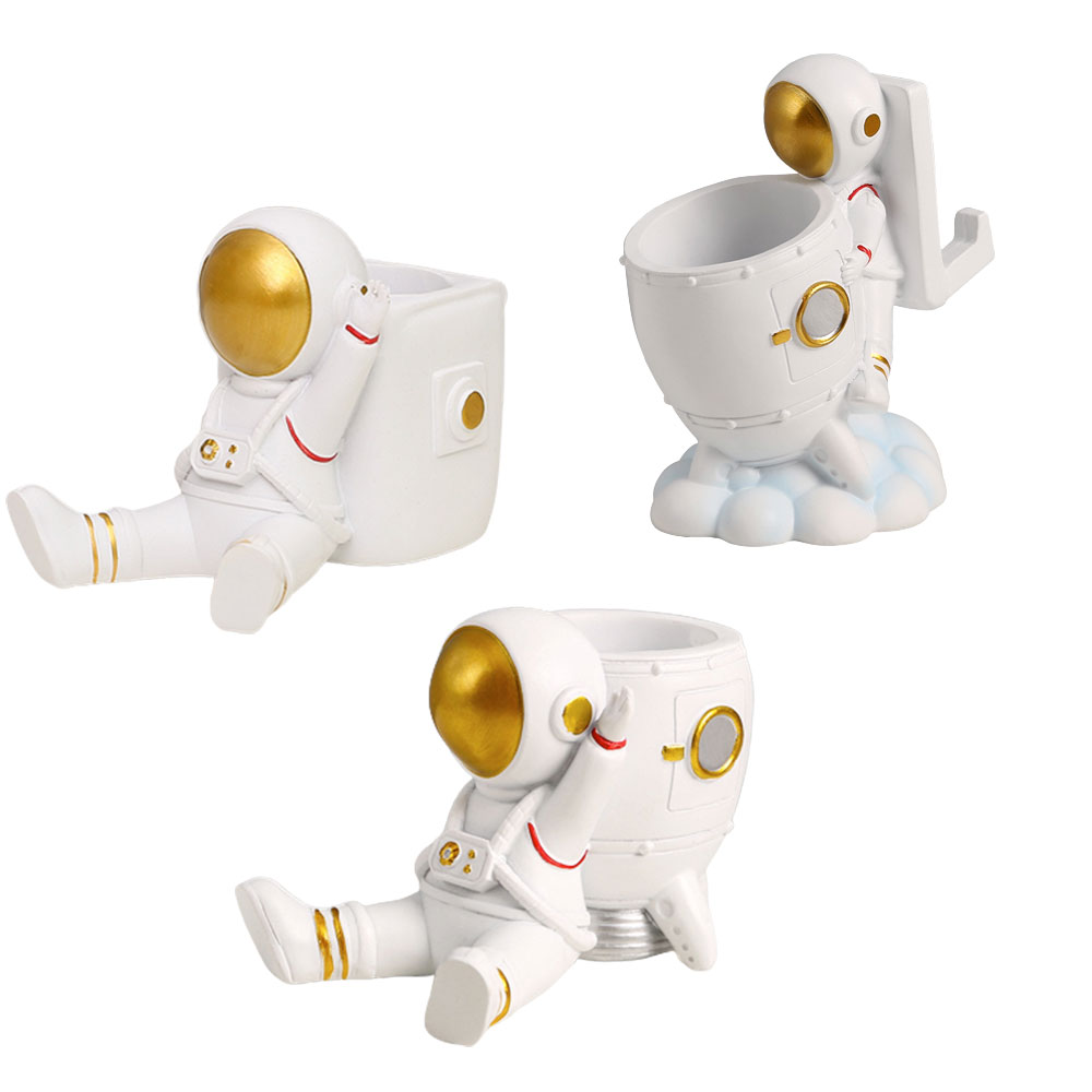 宇宙飛行士 ロケット ペン立て ペンスタンド 鉛筆立て 文房具 収納 卓上収納 : dc-orn3164 : Deepark - 通販 -  Yahoo!ショッピング