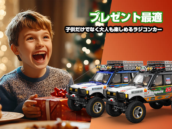 DEERC オフロード 大人向け 4WD ラジコンカー クローラー 1/18スケール