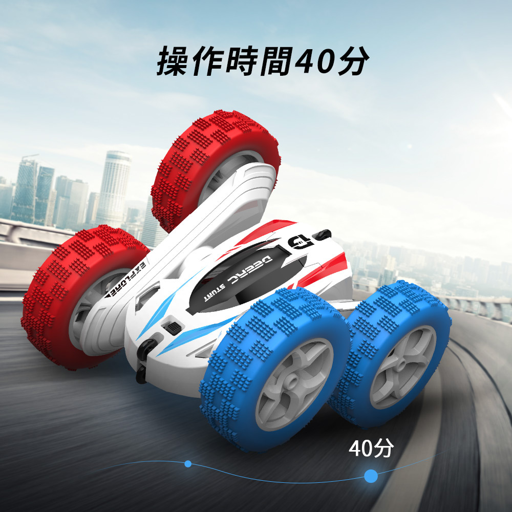 DEERC ラジコン ラジコンカー オフロード 子供 大人 室内 360度回転