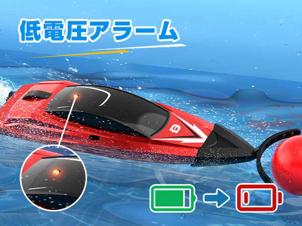 DEERC ラジコン mini ラジコンボート 小型 船 親子活動 水上