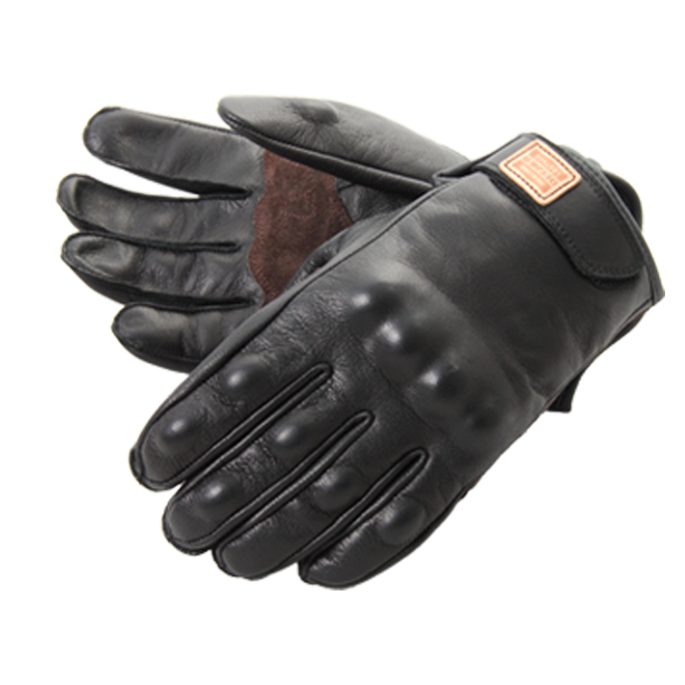 DEGNER（デグナー） バイク グローブ 本革 手袋 外縫い プロテクター