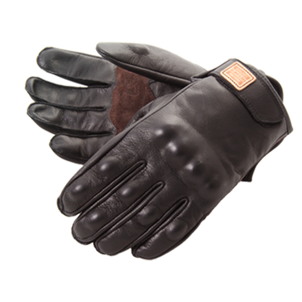 MOTO レザーグローブ　手袋　本革 DEGNER バイク グローブ 本革 手袋 外縫い プロテクター TG-35