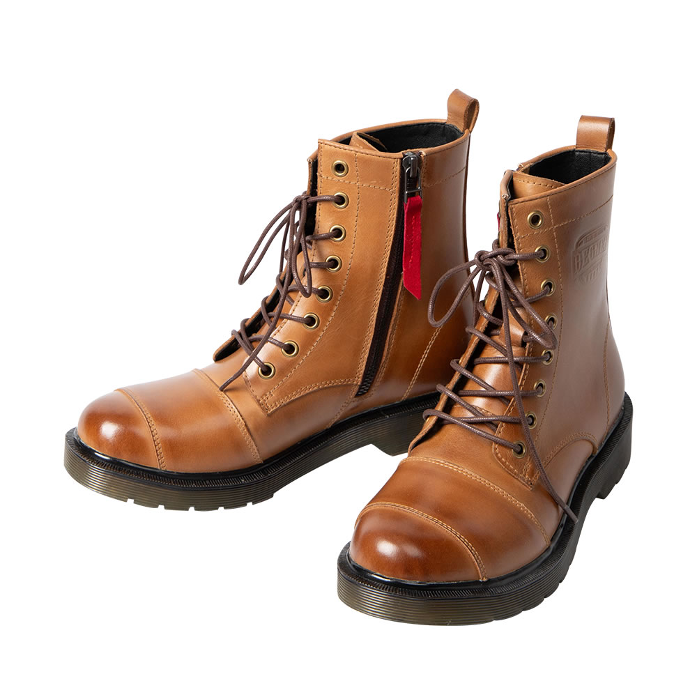 DEGNER（デグナー） シフトガード付レザーZIPブーツ レディース HS-B8A