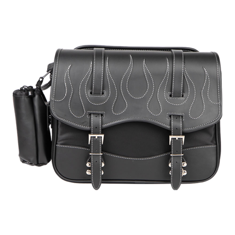DEGNER（デグナー） ナイロンサドルバッグ ファイア/NYLON SADDLEBAG