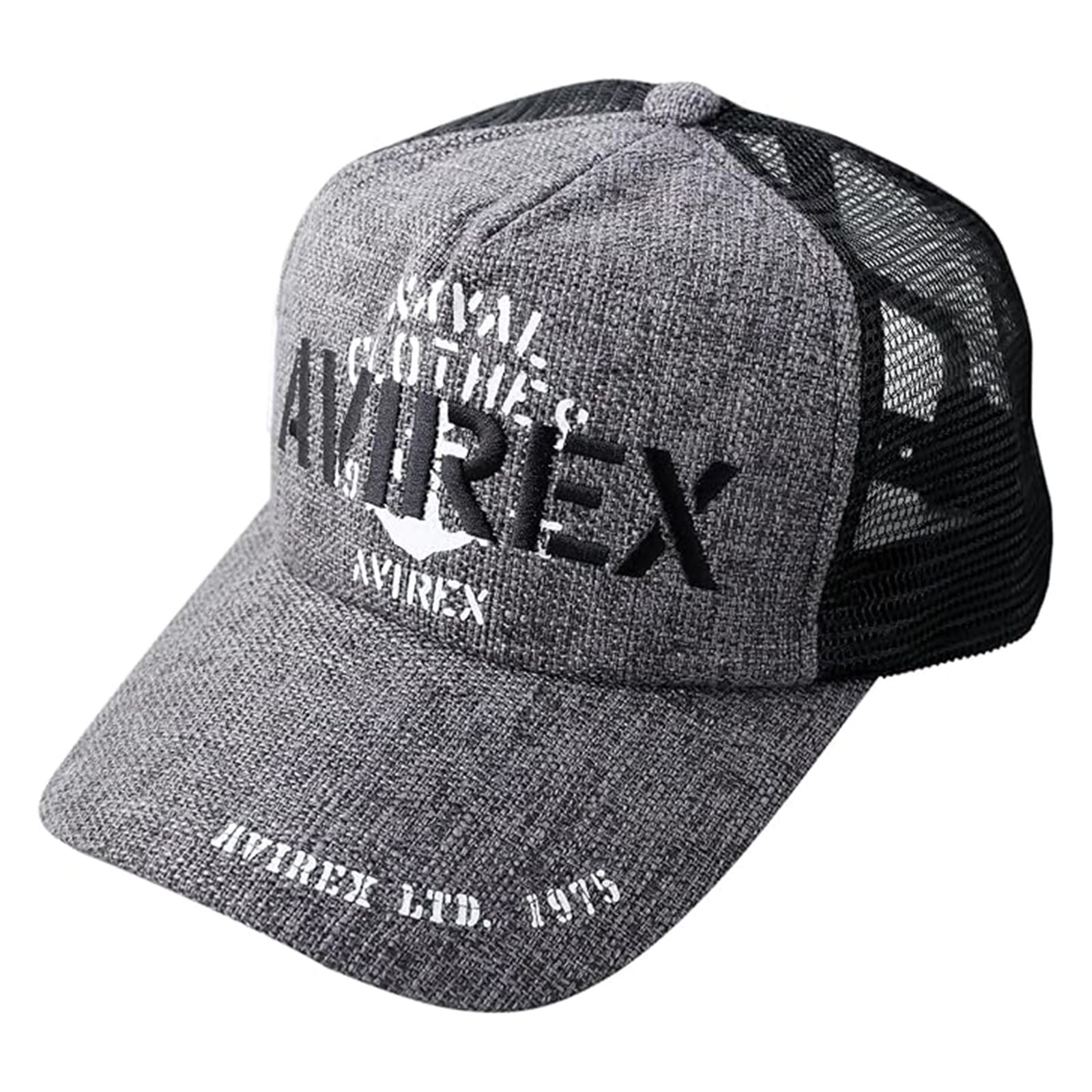 アメカジ メッシュキャップ AVIREX トラッカーキャップ 新品 刺繍バイカー AVIREX（アヴィレックス） メッシュキャップ アビレックス メンズ