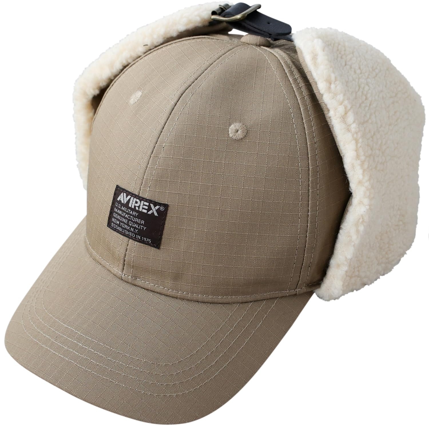 アヴィレックス] AVIREX RIPSTOP フライトキャップ 耳当て イヤー