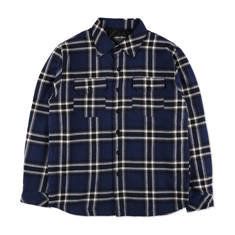 シャカウェア シャツ メンズ SHAKA WEAR Plaid Jacket プレイド ジャケット シャツジャケット フランネルシャツジャケット 長袖 ネルシャツ チェック 厚手｜delicious-y｜03