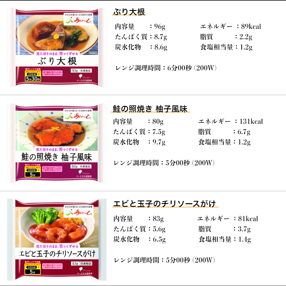 あいーと 介護食 冷凍 セットB 12食入り 舌でつぶせる 当日発送