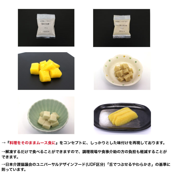 介護食 冷凍 ムース食 お惣菜ムースセットA(14個入り) 高齢者 食事 舌