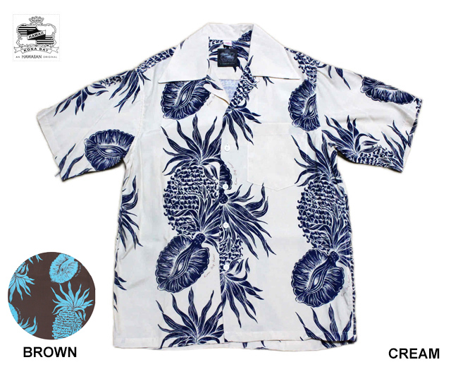 KonaBayHawaii コナベイハワイ アロハシャツ Kiilani Pineapple 