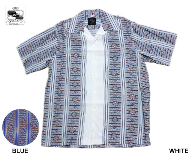 KonaBayHawaii コナベイハワイ アロハシャツ Duke Border デューク