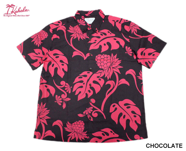美品 ハワイ製 KAHALA アロハシャツ M ネイビー アロハ 総柄 ハワイの老舗アロハブランドとコラボ】KAHALA ALOHA アロハ