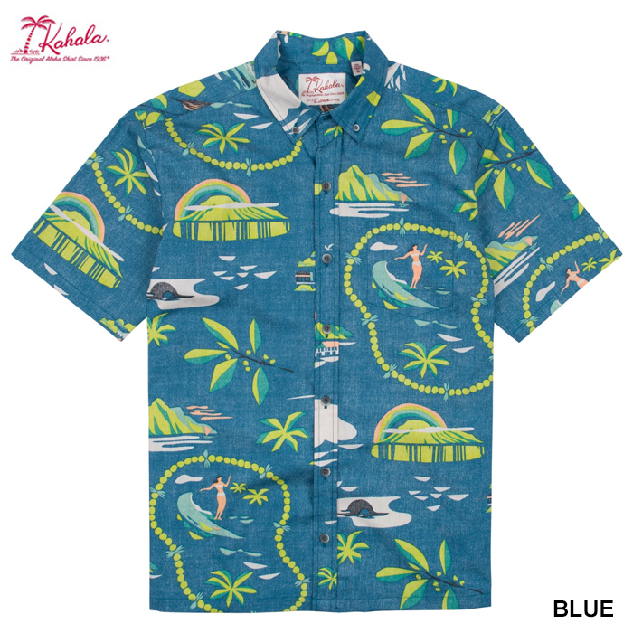 KAHALA カハラ アロハシャツ ALOHA KAUAI BY NICK KUCHAR アロハ