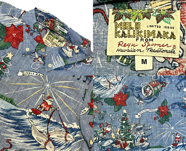 reyn spooner（レインスプーナー） アロハシャツ HAWAIIAN CHRISTMAS