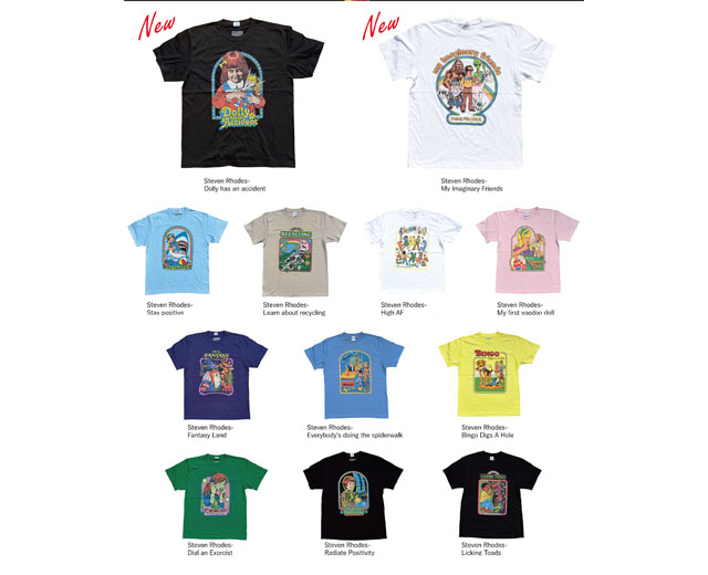 Steven様 リクエスト 10点 まとめ商品 Steven Rhodes スティーブンローズ イラストTシャツ 半袖 アメカジ C