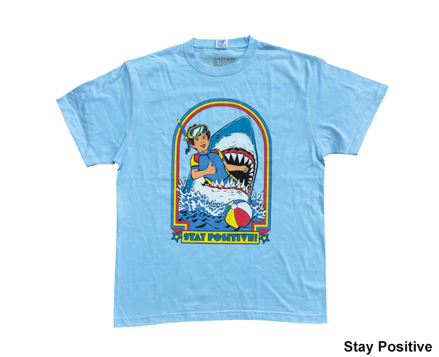 Steven Rhodes スティーブンローズ イラストTシャツ 半袖 アメカジ C