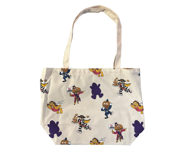McDonaldos マクドナルド MC CHARACTER PATTERN TOTE トートバッグ アメリカン雑貨 企業モノ