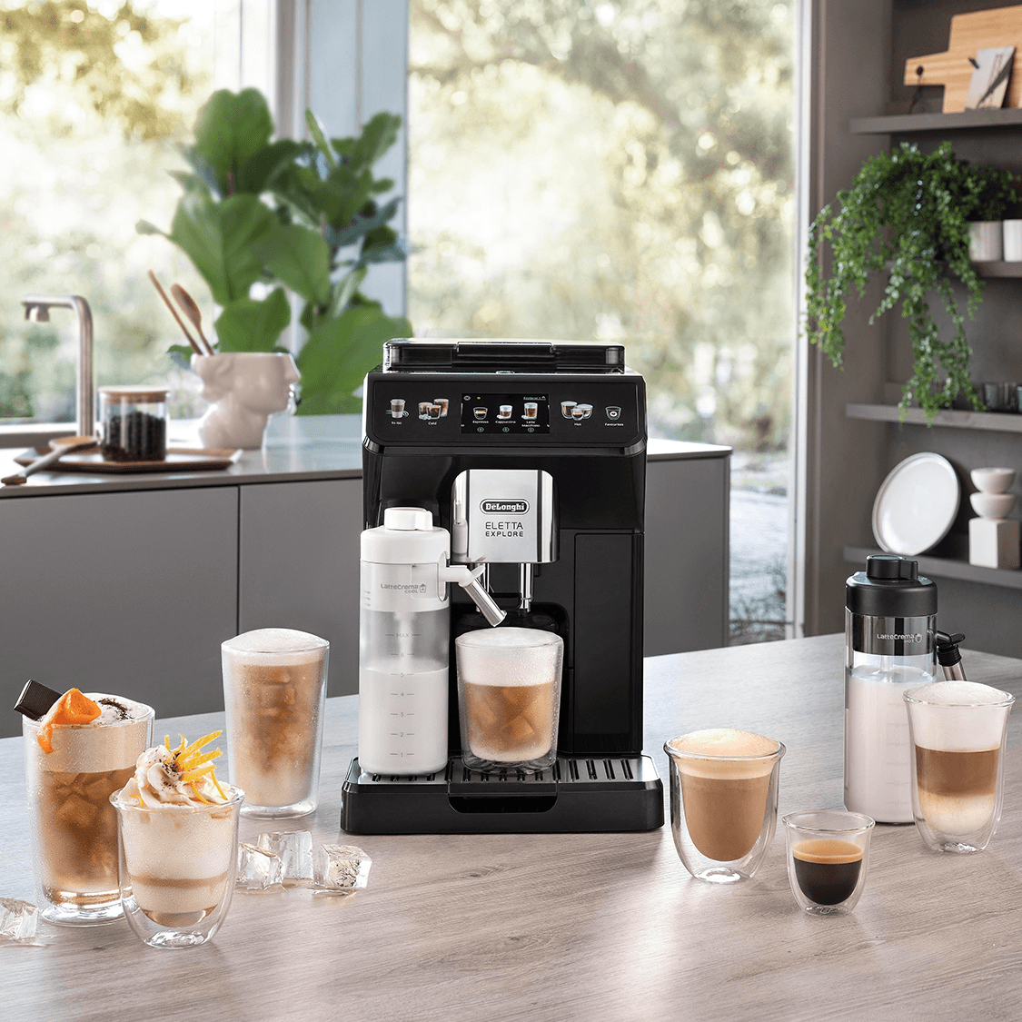 デロンギ エレッタ エクスプロア 全自動コーヒーマシン [ECAM45055G] delonghi 公式 コーヒーメーカー 全自動 豆  コーヒーマシーン ミルク