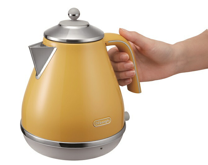 DeLonghi 電気ケトル イエロー Amazon | DeLonghi(デロンギ) De'Longhi電気ケトル アイコナ