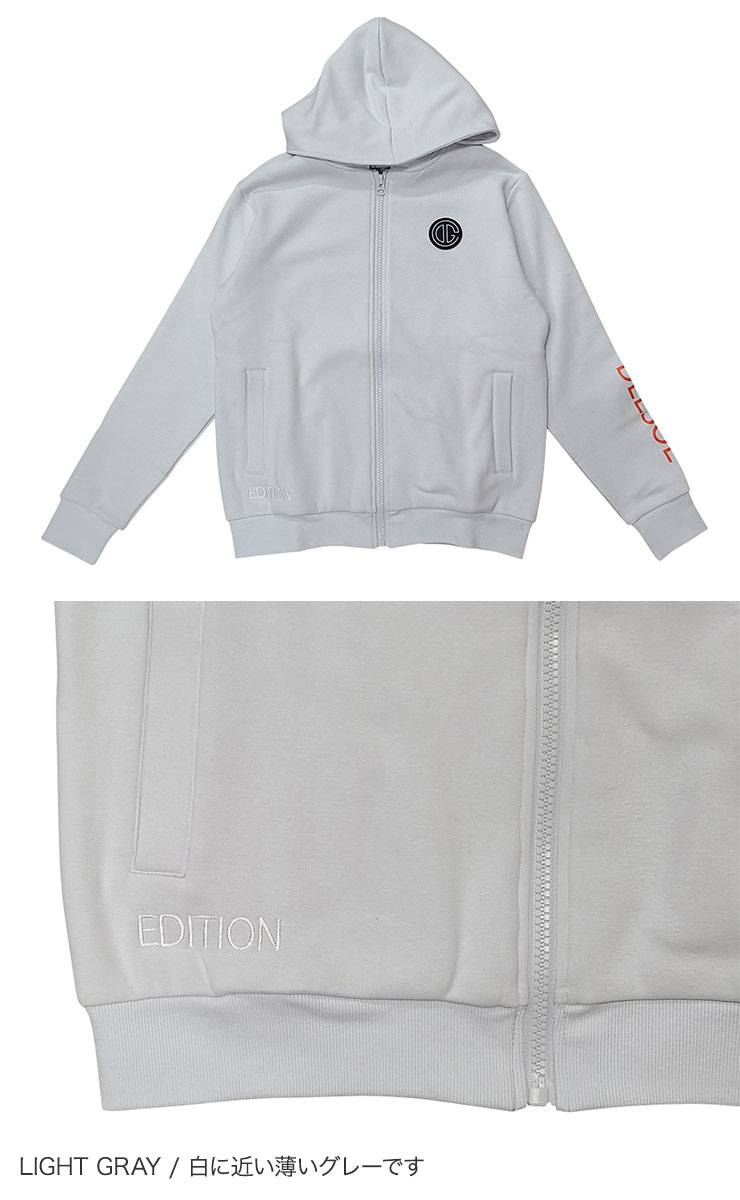 メンズ 裏起毛ジップアップパーカー | MEN'S | DELSOL GOLF