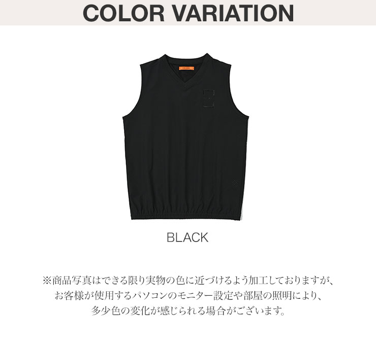 men's 5028 メンズ ナイロンベスト M/L/LL/3L メンズゴルフウェア