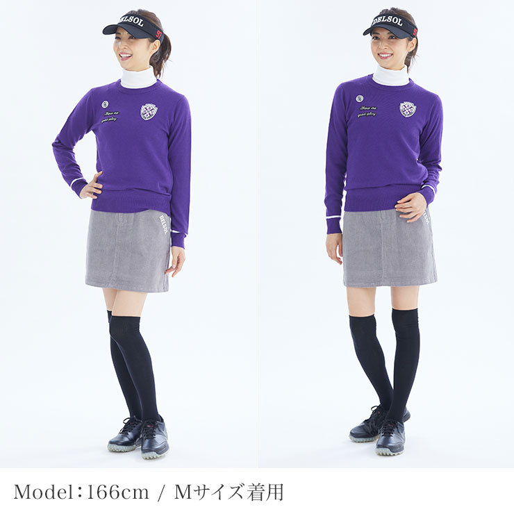 刺繍入ストレッチコーデュロイスカート M/L/LL/3L 大きいサイズ レディースゴルフウェア :7646:DELSOL GOLF Yahoo!店 -  通販 - Yahoo!ショッピング