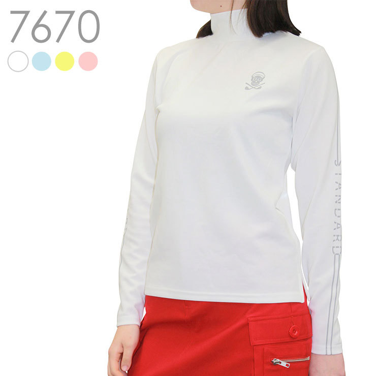 袖プリントロングスリーブハイネックシャツ 5サイズ S/M/L/LL/3L レディースゴルフウェア :7670:DELSOL GOLF Yahoo!店  - 通販 - Yahoo!ショッピング