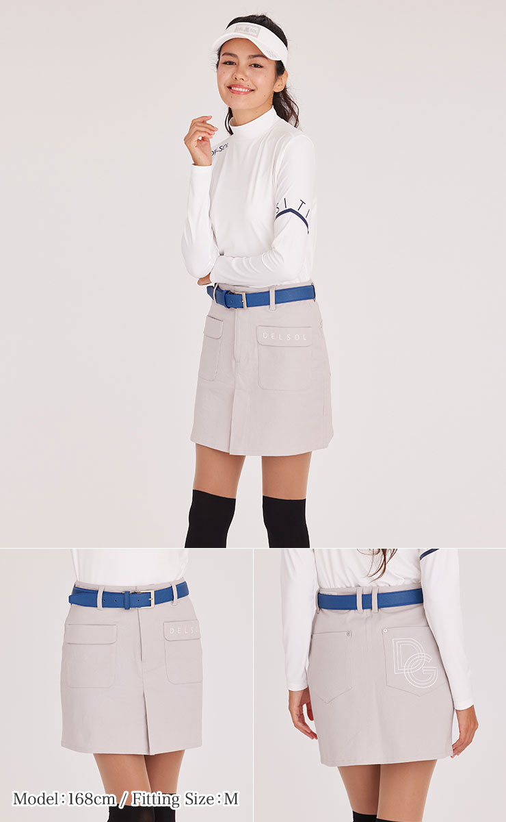 特別価格】7753 刺繍入コットンツイルスカート 春夏 S/M/L/LL 豊富な