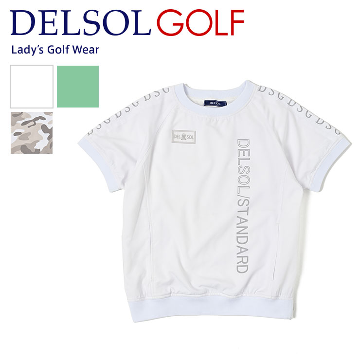 裏メッシュ半袖プルオーバー 春夏 新作 M/L/LL/3L 豊富なサイズ レディースゴルフウェア｜delsol-golf｜02