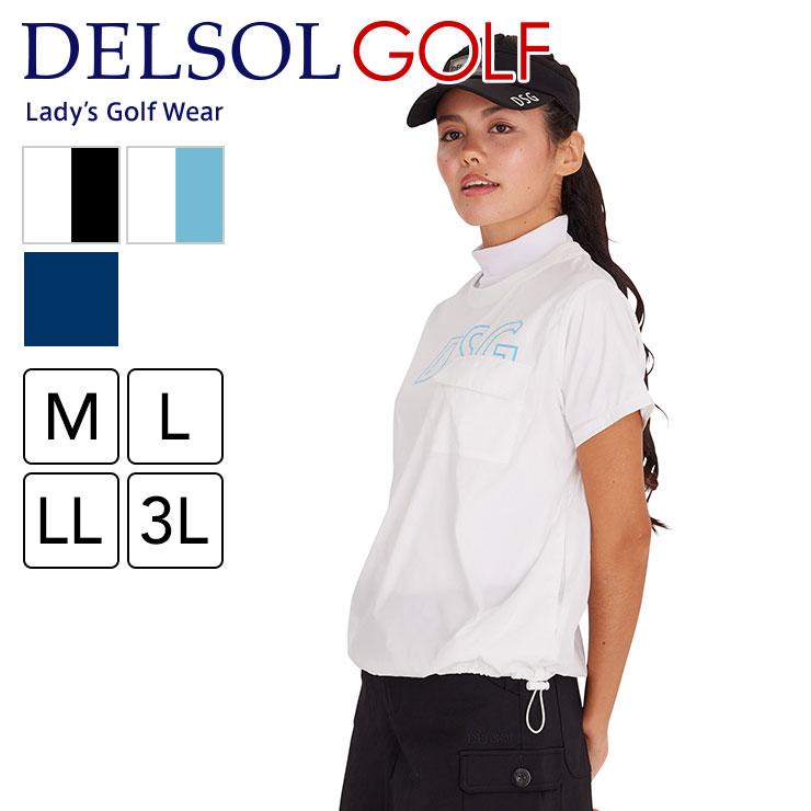 7810 裾ドロスト半袖プルオーバー M/L/LL/3L レディースゴルフウェア｜delsol-golf｜03