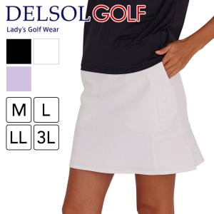7823 裾フレアースカート M/L/LL/3L レディースゴルフウェア