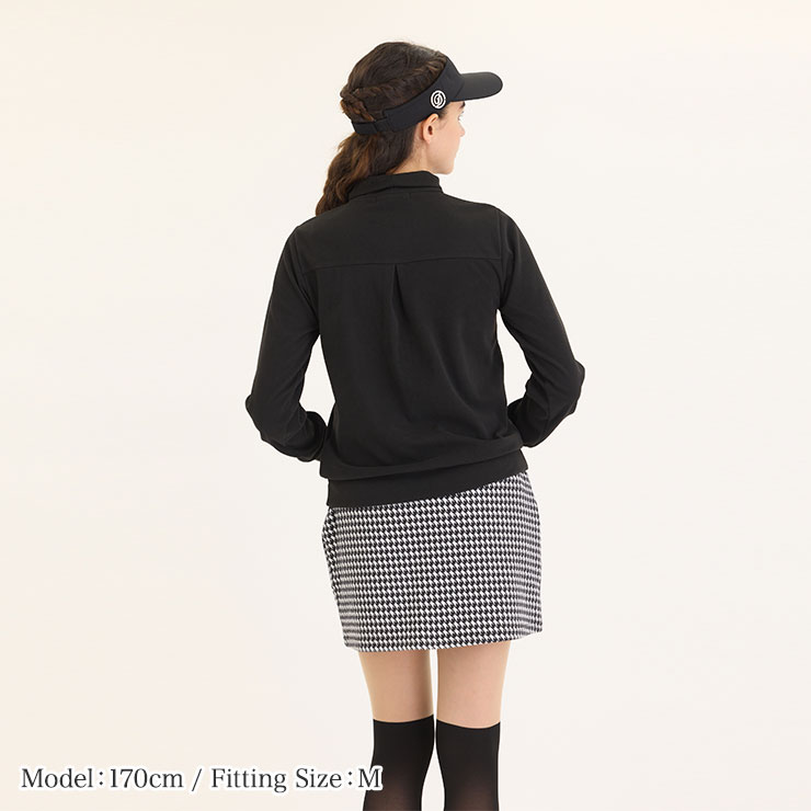 7899 ポンチ 柄スカート(裏地付) M/L/LL/3L ストレッチ レディース