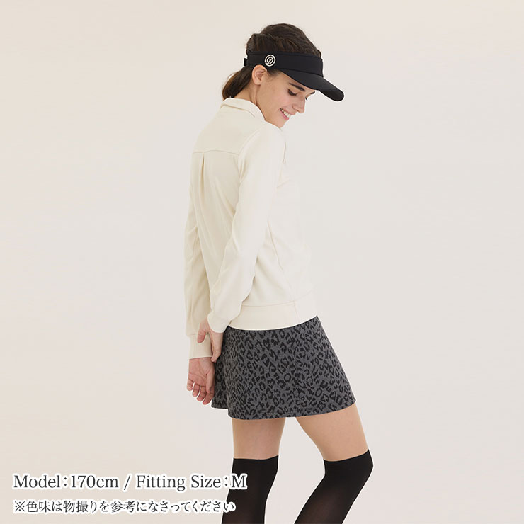 7899 ポンチ 柄スカート(裏地付) M/L/LL/3L ストレッチ レディース