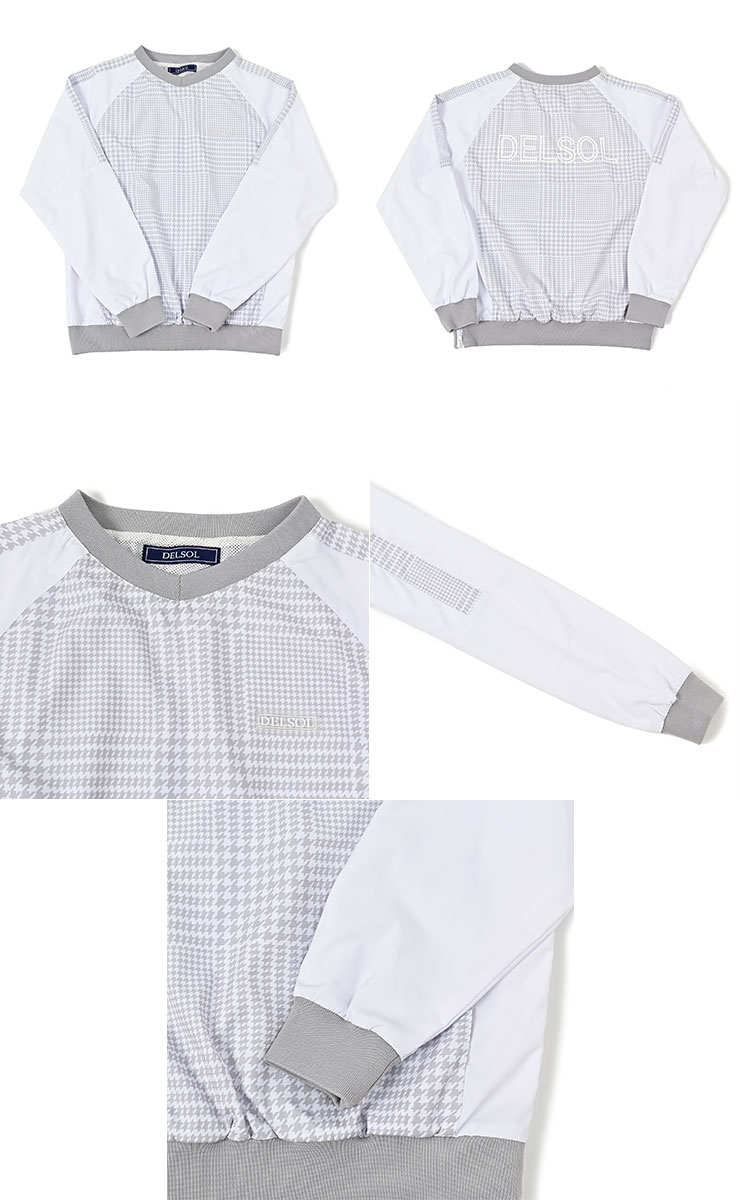 2025秋冬新作】 7908 メッシュ使い長袖プルオーバー M/L/LL/3L