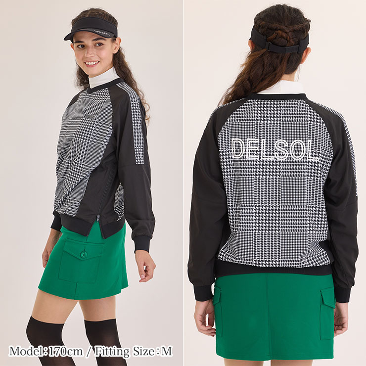 2025秋冬新作】 7908 メッシュ使い長袖プルオーバー M/L/LL/3L