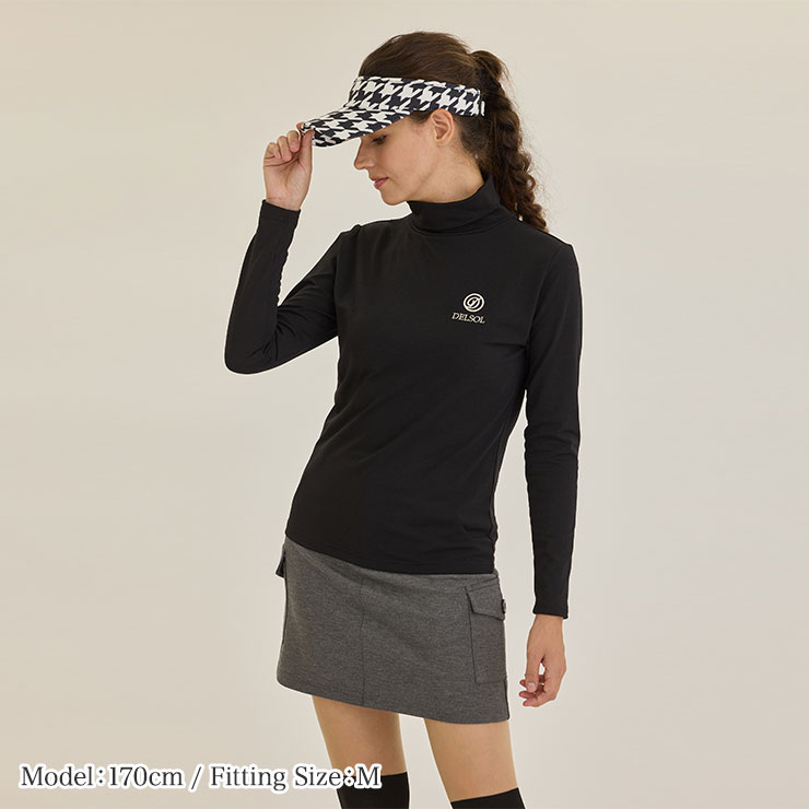 2025秋冬新作 裏起毛タートルネックアンダー 防寒 秋冬 伸縮性