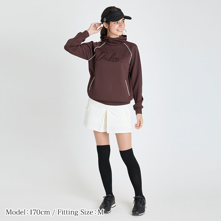 プリーツ入ストレッチキュロットスカート(WH) S/M/L/LL/3L 豊富な5