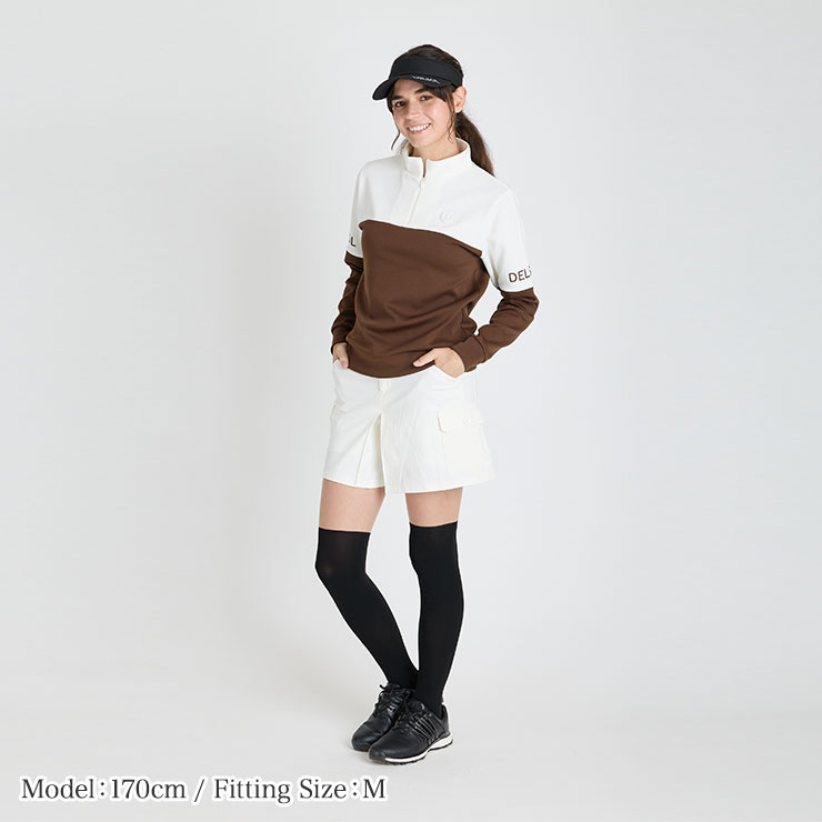 プリーツ入ストレッチキュロットスカート(WH) S/M/L/LL/3L 豊富な5