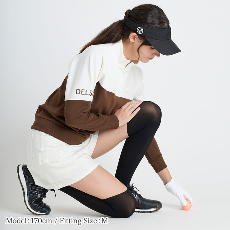 プリーツ入ストレッチキュロットスカート(WH) S/M/L/LL/3L 豊富な5