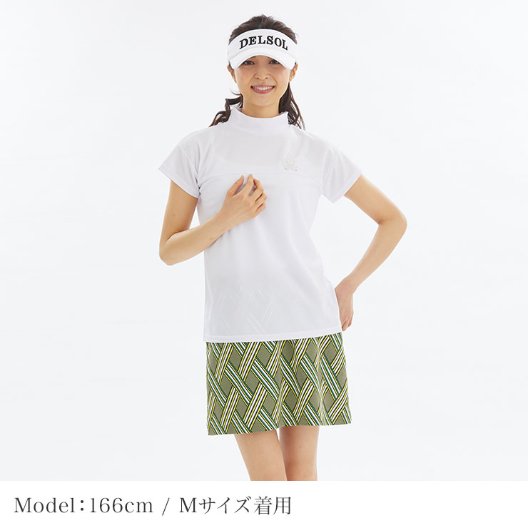 半袖切替モックネックシャツ 大きいサイズ M/L/LL/3L レディースゴルフウェア :8686:DELSOL GOLF Yahoo!店 - 通販 -  Yahoo!ショッピング