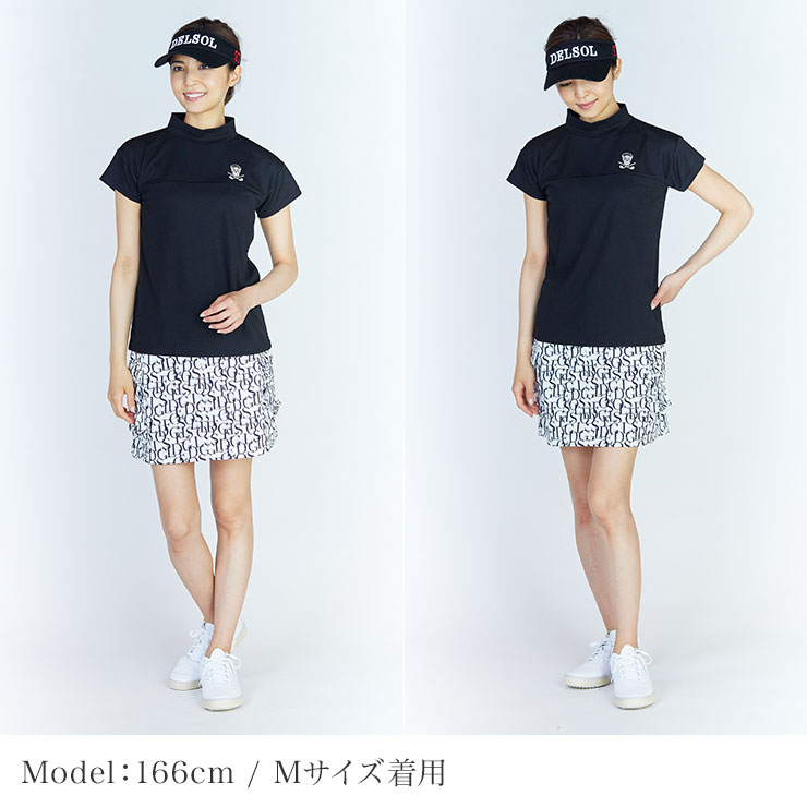 半袖切替モックネックシャツ 大きいサイズ M/L/LL/3L レディースゴルフウェア :8686:DELSOL GOLF Yahoo!店 - 通販 -  Yahoo!ショッピング