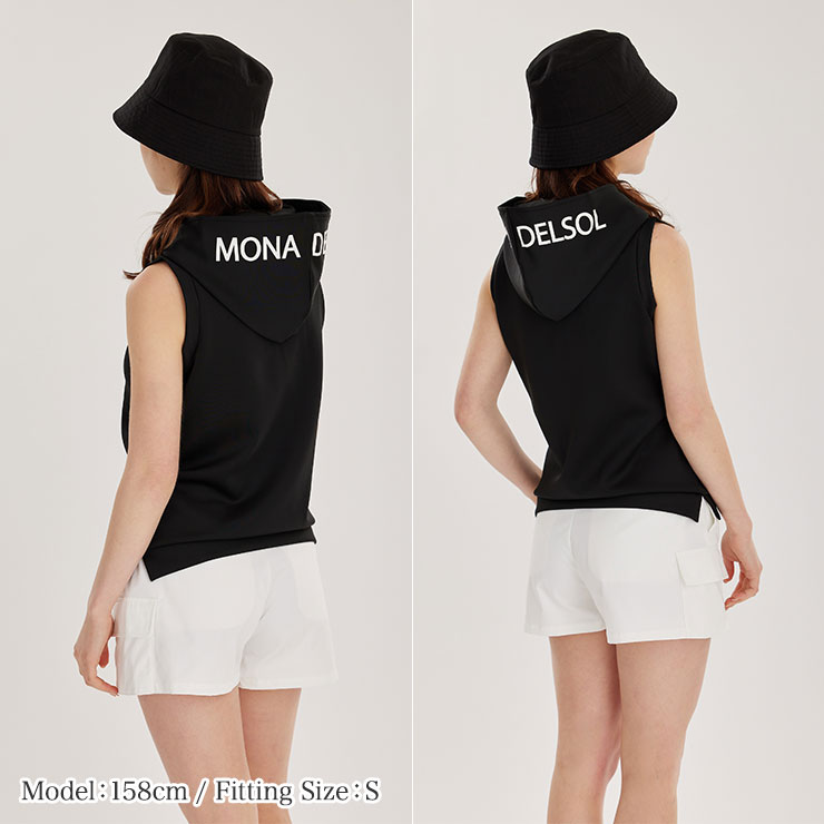 mona delsol ノースリダンボールパーカー 美シルエット S/M