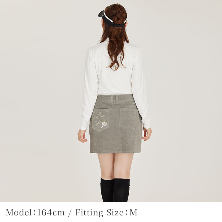 mona delsol ワンポイント裏起毛ハイネックインナー S/M 小さいサイズ